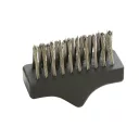 CFH UBS 670 térkő és fugatisztító kefe teleszkópos nyéllel 82-143cm (2 db acél sörtés fejjel)