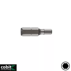   Cobit Industrie 01055 imbusz bit behajtó S2 acél - HEX 10x25 mm (1/4")