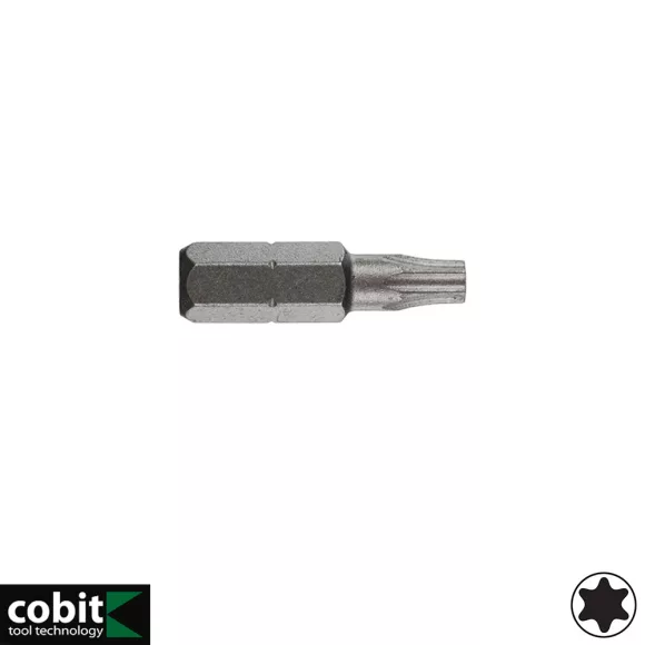 Cobit Industrie 01282 Torx bit behajtó, S2 acél (1/4") - T9 x25 mm