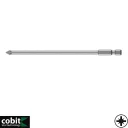 Cobit Industrie 03812 PZ bit behajtó, torziós, S2 acél, 1/4" - PZ2x200 mm (1/4")