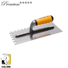   COME 382 prémium fogazott glettelő 10x10 mm - 280x120 mm (0,6 mm szénacél lap, 2K nyél)