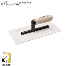   COME WHITE ABS 330 prémium glettelő műanyag lappal 280x130 mm (2,5 mm lap, fa nyél)