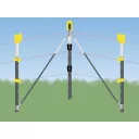 Corral Classic 441177 fém sarokmerevítő T-profilhoz (állítható)