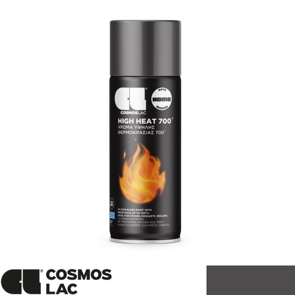 COSMOS LAC High Heat 700°C hőálló festék spray, 356 antracit - 400 ml