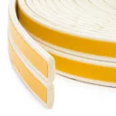 Delight 11596WH-9-100 öntapadó EPDM gumi tömítő szalag 9x2 mm - fehér (I-profil)