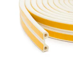   Delight 11597WH-100 öntapadó EPDM gumi tömítő szalag 9x5,5 mm - fehér (P-profil)