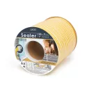 Delight 11597WH-100 öntapadó EPDM gumi tömítő szalag 9x5,5 mm - fehér (P-profil)