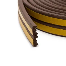   Delight 11598BR-100 öntapadó EPDM gumi tömítő szalag 9x4 mm - barna (E-profil)