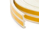 Delight 11598WH-100 öntapadó EPDM gumi tömítő szalag 9x4 mm - fehér (E-profil)