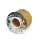 Delight 11599BK-10-50 öntapadó EPDM gumi tömítő szalag 12x10 mm - fekete (D-profil)