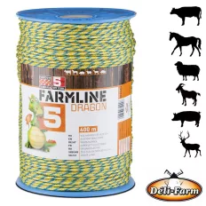   FarmLine Dragon5 OR2349/4 villanypásztor vezeték, 400 m, Ø 4 mm