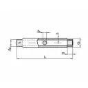 DIN1478 zárt feszítőanya M36 - S235 (tűzihorganyzott)