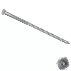 Hatlapfejű állványcsavar 10x180 (DIN 571, horganyzott)