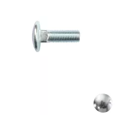 Kapupánt csavar 10x25 (DIN 603, 4.8 - horganyzott)
