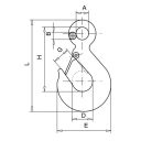 teherhorog 160 mm - 1000 kg (DIN 689, horganyzott)
