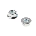 hatlapú peremes anya M12 - 8 (DIN6923, horganyzott, sima talp)