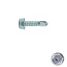   Önfúró lemezcsavar, hatlapfejű peremes 3,5x22 (DIN 7504-K, horganyzott)