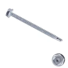  Önfúró lemezcsavar, hatlapfejű peremes 4,8x100 (DIN 7504-K, horganyzott)