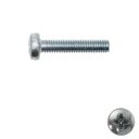 D-fejű kereszthornyú csavar M3x10 TM - 4.8 (DIN 7985, horganyzott)