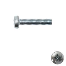   D-fejű kereszthornyú csavar M10x100 TM - 4.8 (DIN 7985, horganyzott)