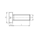Hengeresfejű hornyolt csavar M10x35 TM - 4.8 (DIN 84, horganyzott)