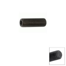   lapos végű hernyócsavar M10x10 (DIN 913, feketére foszfátozott)