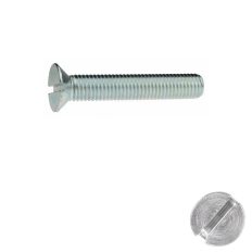   Süllyesztett fejű hornyolt csavar M10x100 TM - 4.8 (DIN 963, horganyzott)