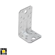   DMX KP3 erősített derékszögű szöglemez, 90x50x55 mm (2,5 mm vtg, horganyzott)