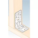 DMX KP6 erősített derékszögű szöglemez, 172x105x90 mm (3,0 mm vtg, horganyzott)