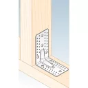 DMX KP7 erősített derékszögű szöglemez, 145x145x90 mm (2,5 mm vtg, horganyzott)