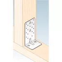 DMX KP8 erősített derékszögű szöglemez, 145x70x90 mm (2,5 mm vtg, horganyzott)