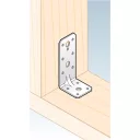 DMX KPK11 erősített derékszögű szöglemez, 95x53x45 mm (2,5 mm vtg, horganyzott)