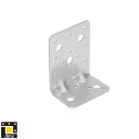 DMX KPK12 erősített derékszögű szöglemez, 95x53x75 mm (2,5 mm vtg, horganyzott)