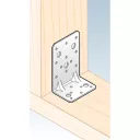 DMX KPK12 erősített derékszögű szöglemez, 95x53x75 mm (2,5 mm vtg, horganyzott)