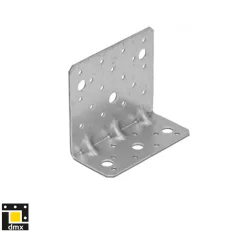   DMX KPK13 erősített derékszögű szöglemez, 95x53x110 mm (2,5 mm vtg, horganyzott)