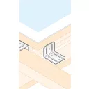 DMX KR3 állítható sarokvas, 75x45x65 mm (4,0 mm vtg, horganyzott)