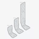 DMX LBZ 95 erősített sarokvas betonhoz, 95x85x65 mm (4,0 mm vtg, tűzihorganyzott)