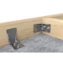 DMX LBZ 285 erősített sarokvas betonhoz, 285x85x65 mm (4,0 mm vtg, tűzihorganyzott)