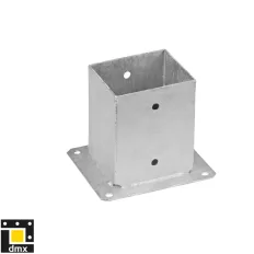 DMX PSP 120 zárt oszloptartó, tűzihorg. - 121x150 mm