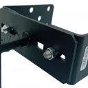 DMX PSRT állítható szélességű oszloptalp, lefúrható, 0-200 mm (fekete)