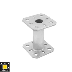   DMX PMF 80/100 fix talpas oszloptalp, lefúrható, 80x80 - 100 mm (tűzihorganyzott)