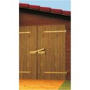 DMX WBR 440 kétszárnyas kapuzár 440x70 mm (sárgára horganyzott, lakatolható)