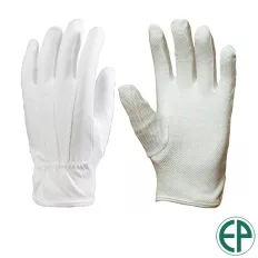   EP 4170 pamutkesztyű mini pöttyözéssel (fehér, méret: 10)