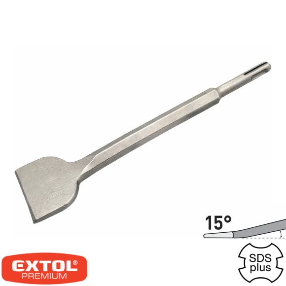 Extol Premium 8801511 SDS-Plus lapos vésőszár, döntött - 60x250 mm