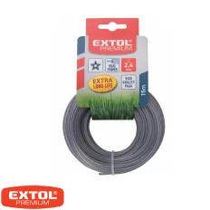   Extol Premium 8870924 vágószál maggal fűkaszához, csillag 2,4mm x 15m