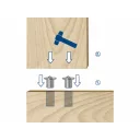Extol Craft 901803 tipliző sablon szett (6-8-10 mm)