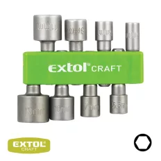   Extol Craft 10213 hatlapfejű dugókulcs behajtó készlet, 8 db-os