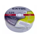 Extol Craft 106903 vágókorong szett acélhoz, fémdobozban (20 darab) - 125x1,0 x22,2 mm