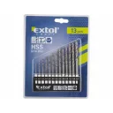 Extol Craft 11140 HSS fémcsigafúró készlet 1/4" bit, 13 részes (1,5-6,5 mm)