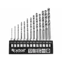 Extol Craft 11140 HSS fémcsigafúró készlet 1/4" bit, 13 részes (1,5-6,5 mm)